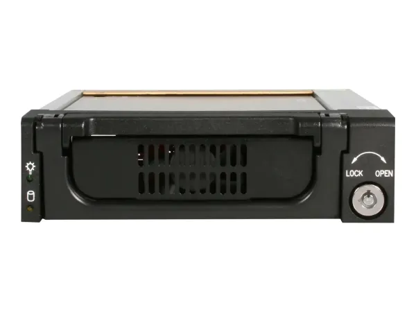 StarTech.com Rack amovible robuste en aluminium 5,25" avec ventilateur pour disque dur SATA 3,5"