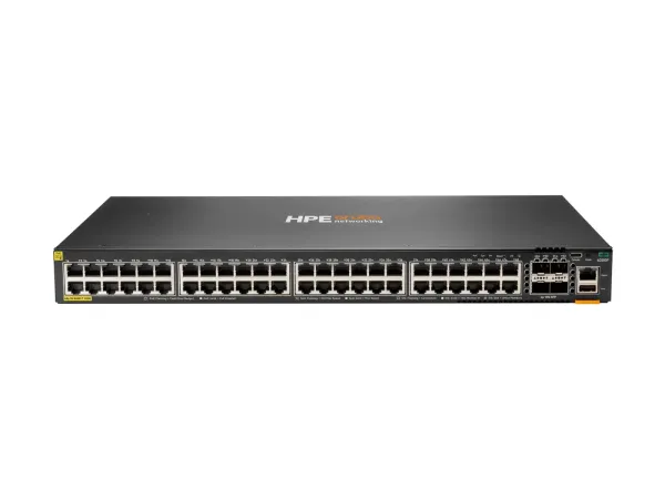 HPE Aruba Networking CX 6200F 48G Class 4 PoE 4SFP 370W Switch