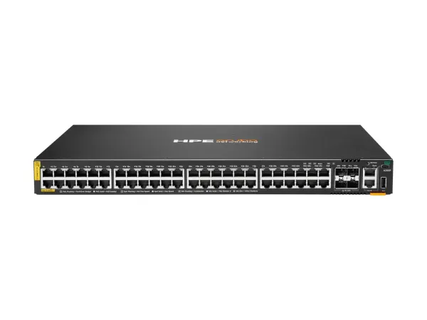 HPE Aruba Networking CX 6200F 48G Class 4 PoE 4SFP 740W Switch