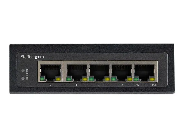 StarTech .com Switch Industriel PoE Gigabit 5 Ports IP-30 30W Non Géré