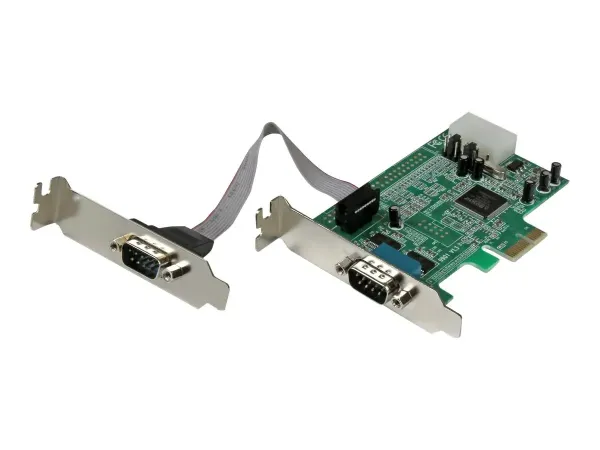 StarTech .com Carte PCI Express à Faible Encombrement avec 2 Ports Série RS232