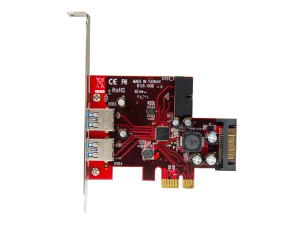 StarTech .com Carte contrôleur PCI Express à 4 ports USB 3.0