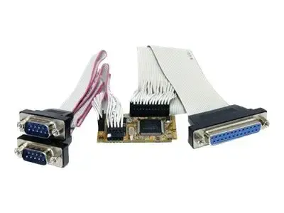 StarTech .com Carte combo série/parallèle Mini PCI Express 2s1p pour systèmes intégrés