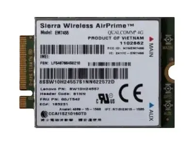 Lenovo ThinkPad EM7455 4G Mobile Broadband