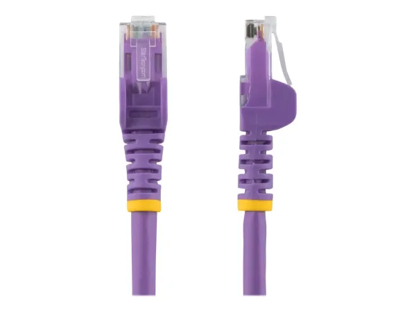 StarTech.com 10m CAT6 Ethernet Cable, 10 Gigabit Snagless RJ45 650MHz 100W PoE Patch Cord, CAT 6 10GbE UTP Network Cable w/Strain Relief, Purple, Wiring is UL Certified/TIA