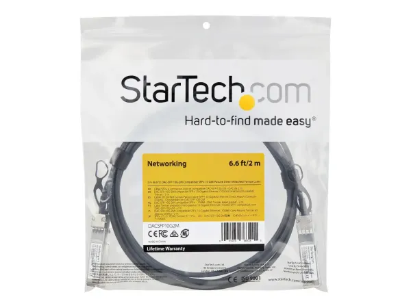 StarTech.com Cable Twinax a fixation directe SFP+ compatible Dell EMC DAC
