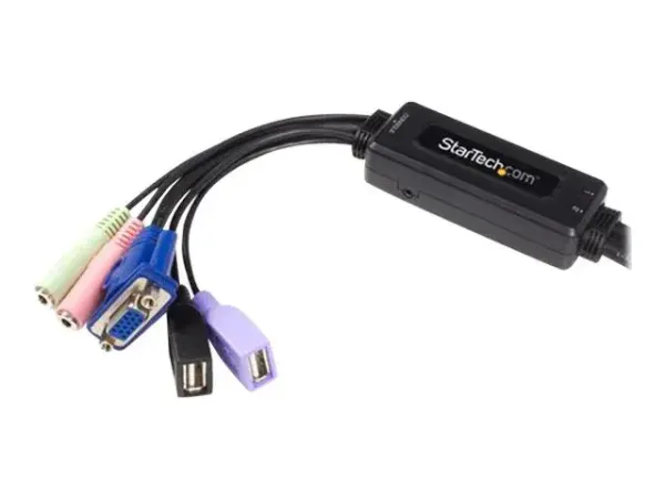 StarTech.com Câble Commutateur KVM 2 Ports VGA USB et Audio
