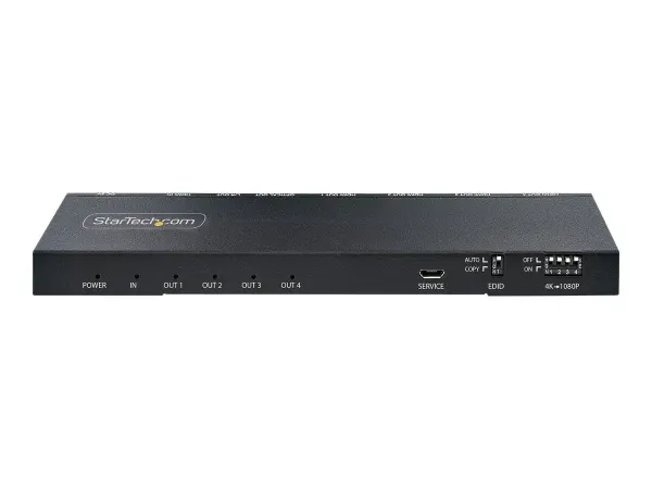 StarTech.com Splitter HDMI 4 Ports, Répartiteur 4K60Hz 1 Entrée 4 Sorties