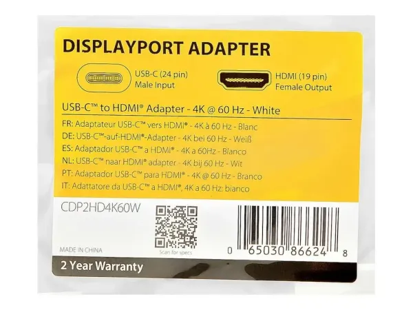 StarTech .com Adaptateur USB C vers HDMI