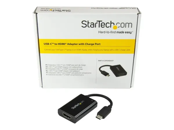 StarTech .com Adaptateur vidéo USB-C vers HDMI avec USB Power Delivery