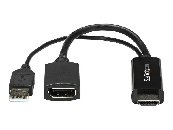 Startech Adaptateur HDMI vers DisplayPort 4K alimenté par USB