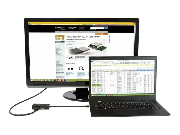 Startech Adaptateur de voyage Mini DisplayPort vers DVI / DisplayPort / HDMI