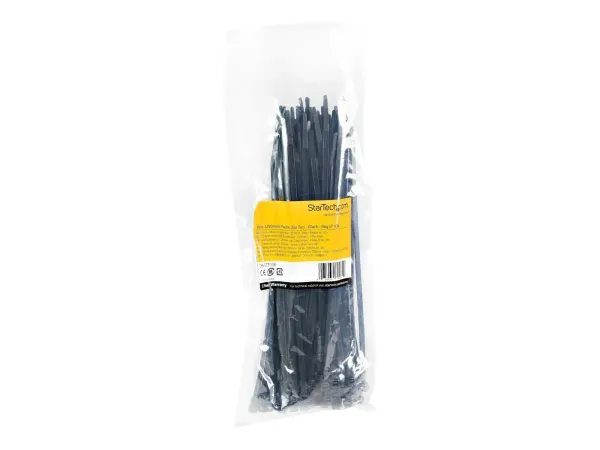 StarTech.com Colliers de Serrage 25 cm Noirs 100pcs