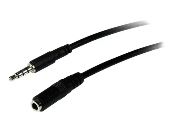 StarTech.com Câble d'extension de casque TRRS 4 positions 3,5 mm de 1 m 