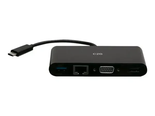 C2G USB C to HDMI, VGA, USB A, Ethernet Adapter