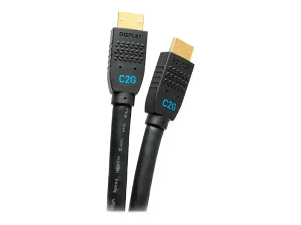 C2G 35ft Ultra Flexible 4K Active HDMI Cable Gripping 4K 60Hz