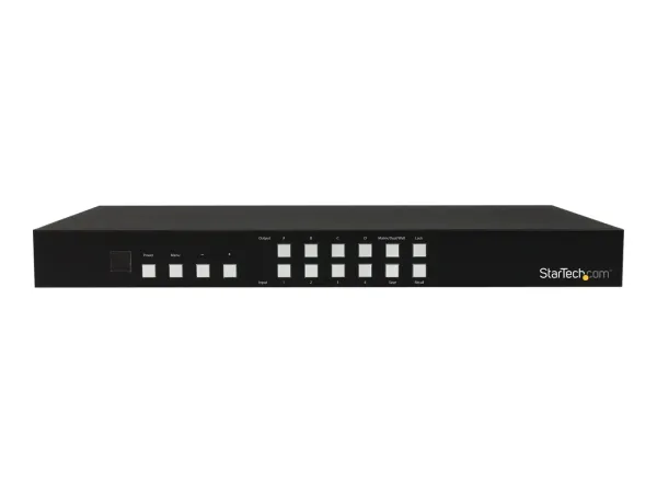StarTech .com Matrice et switch HDMI 4x4 avec Picture-and-Picture Multiviewer ou mur vidéo