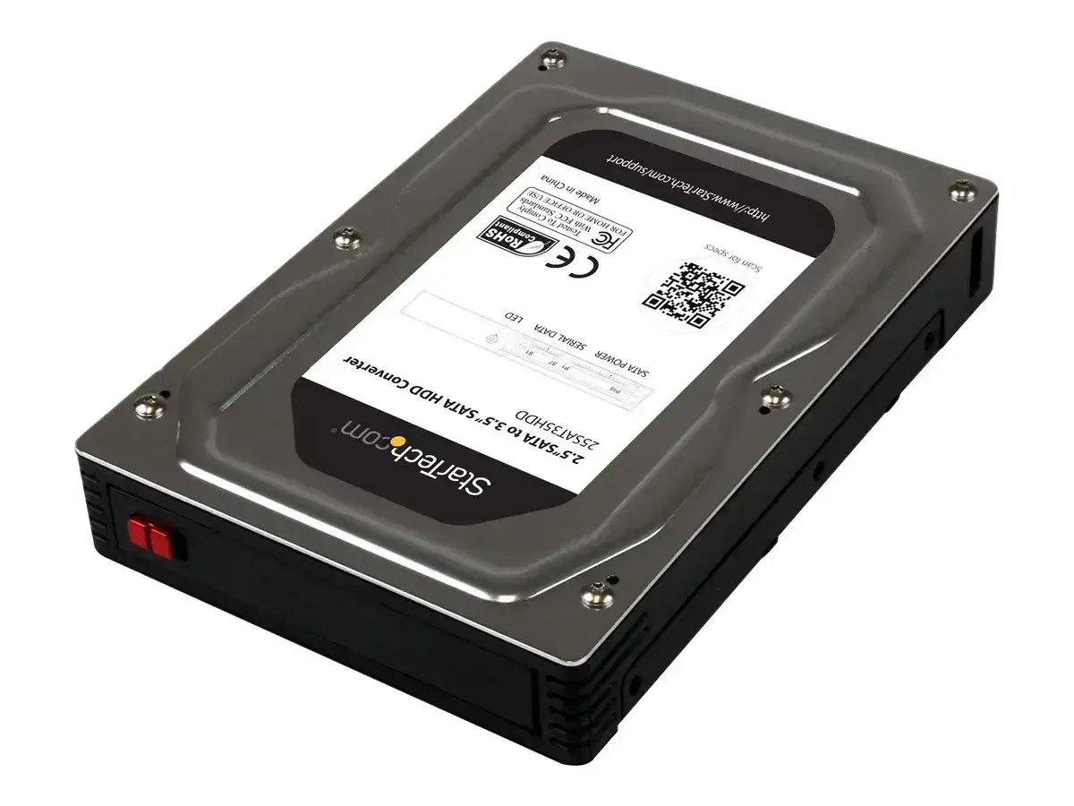 StarTech.com Boîtier Adaptateur en Aluminium pour DD / SSD SATA 2,5" vers 3,5" jusqu'à 12,5 mm