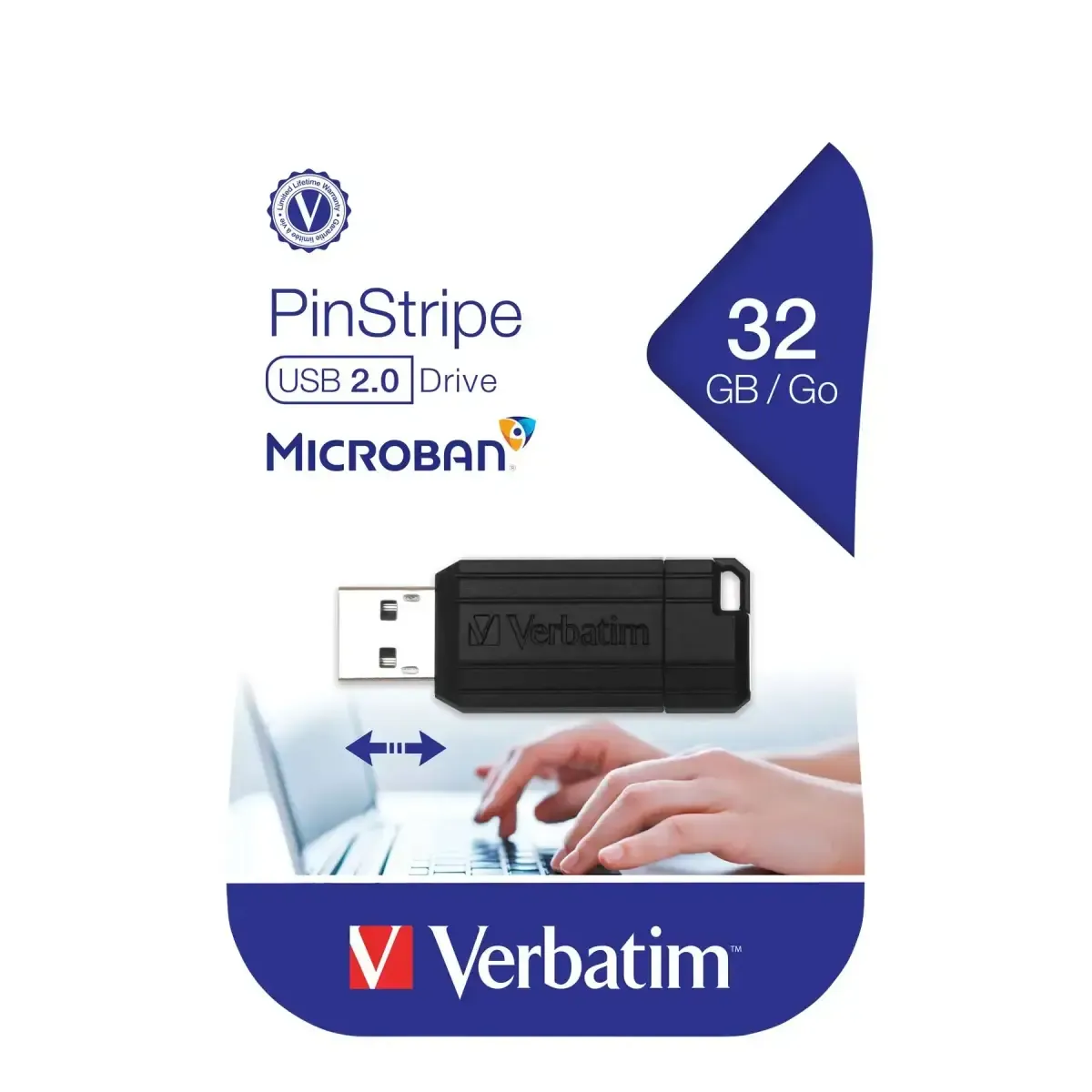 Verbatim PinStripe USB Drive