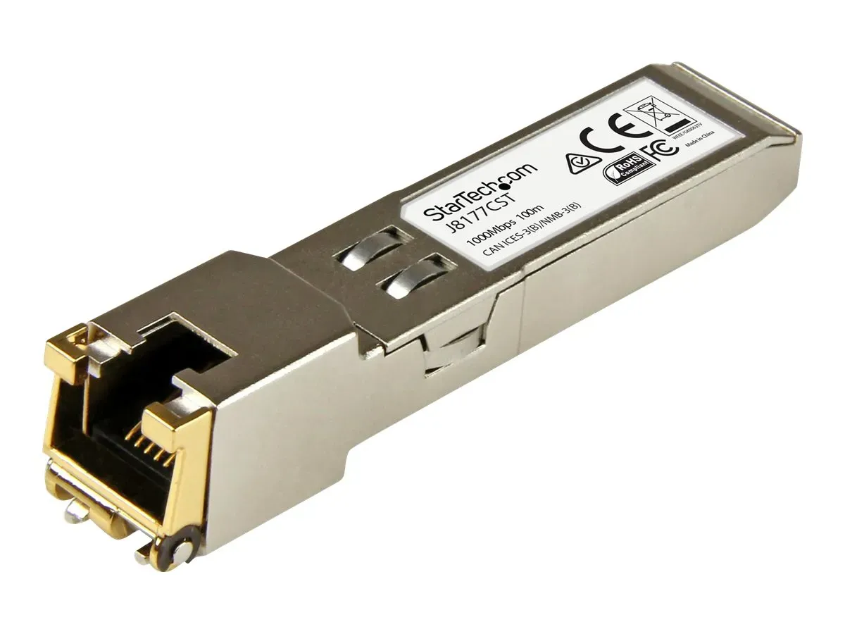 StarTech.com Module de transceiver SFP Gigabit RJ45 en cuivre