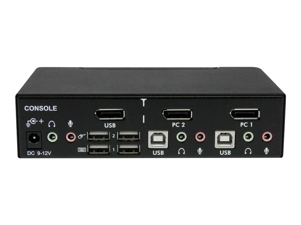 StarTech .com Commutateur KVM 2 Ports DisplayPort, USB et Audio