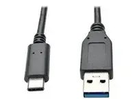 Eaton Tripp Lite Series USB-C to USB-A Cable (M/M), USB 3.2 Gen 2 (10 Gbps), Thunderbolt 3 Compatible, 3 ft. (0.91 m)