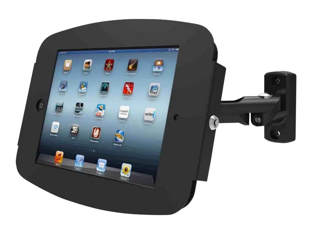 Compulocks Space Swing Arm iPad 12.9" Wall Mount Black