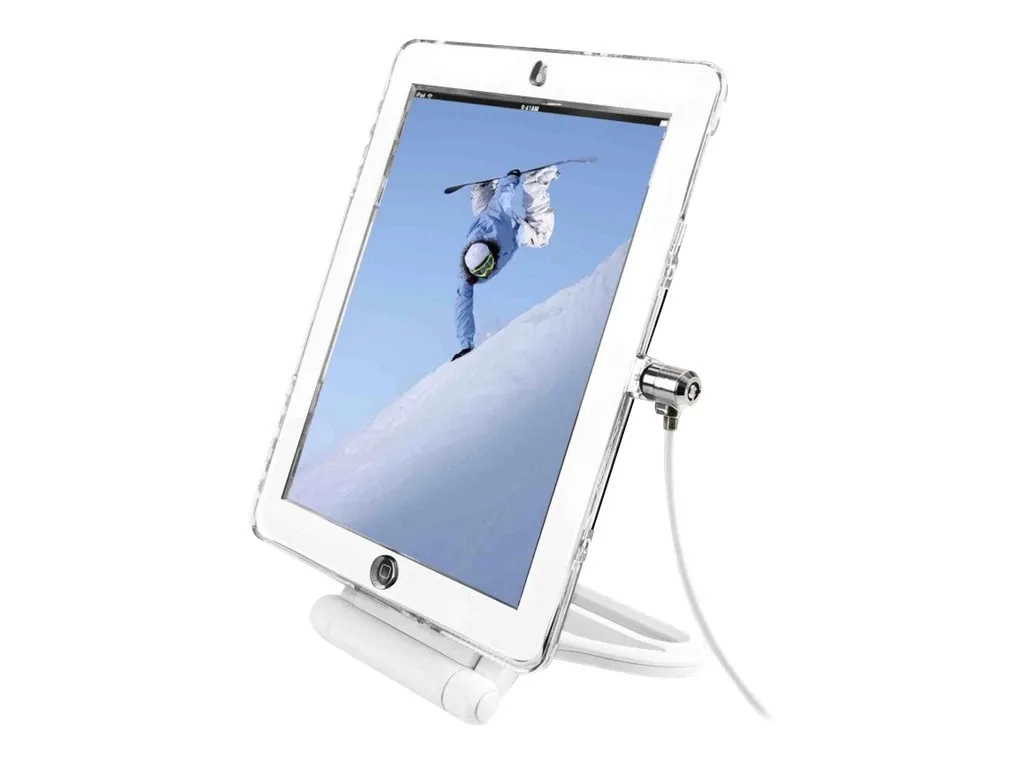 Compulocks iPad 9.7" Rotating Security Plastic Case Combination Cable Lock White