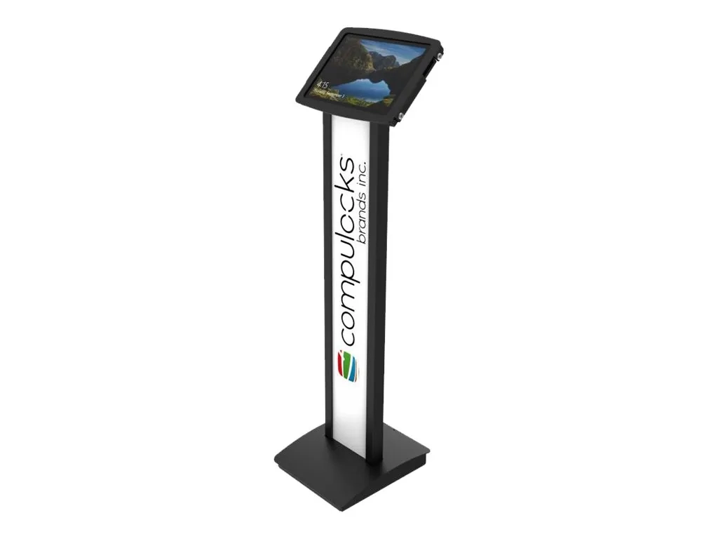 Compulocks BrandMe Surface Pro 7 / Galaxy TabPro S Floor Stand Black