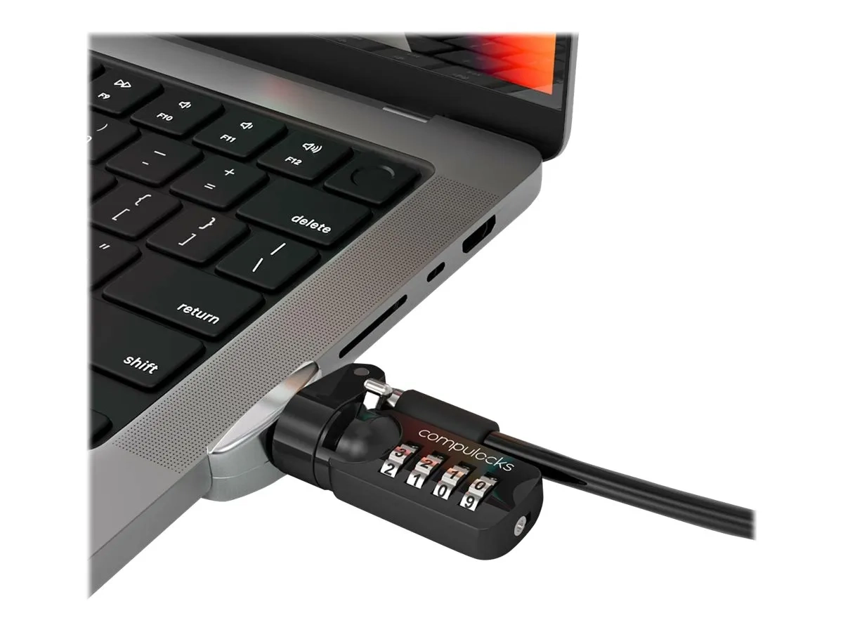 Compulocks Ledge Lock Adapter for MacBook Pro 14" M1, M2 & M3 with Combination Cable
