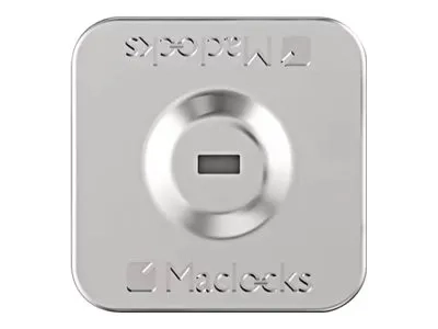 Compulocks Plaque de sécurité adhésive universelle pour les cable antivol argentée