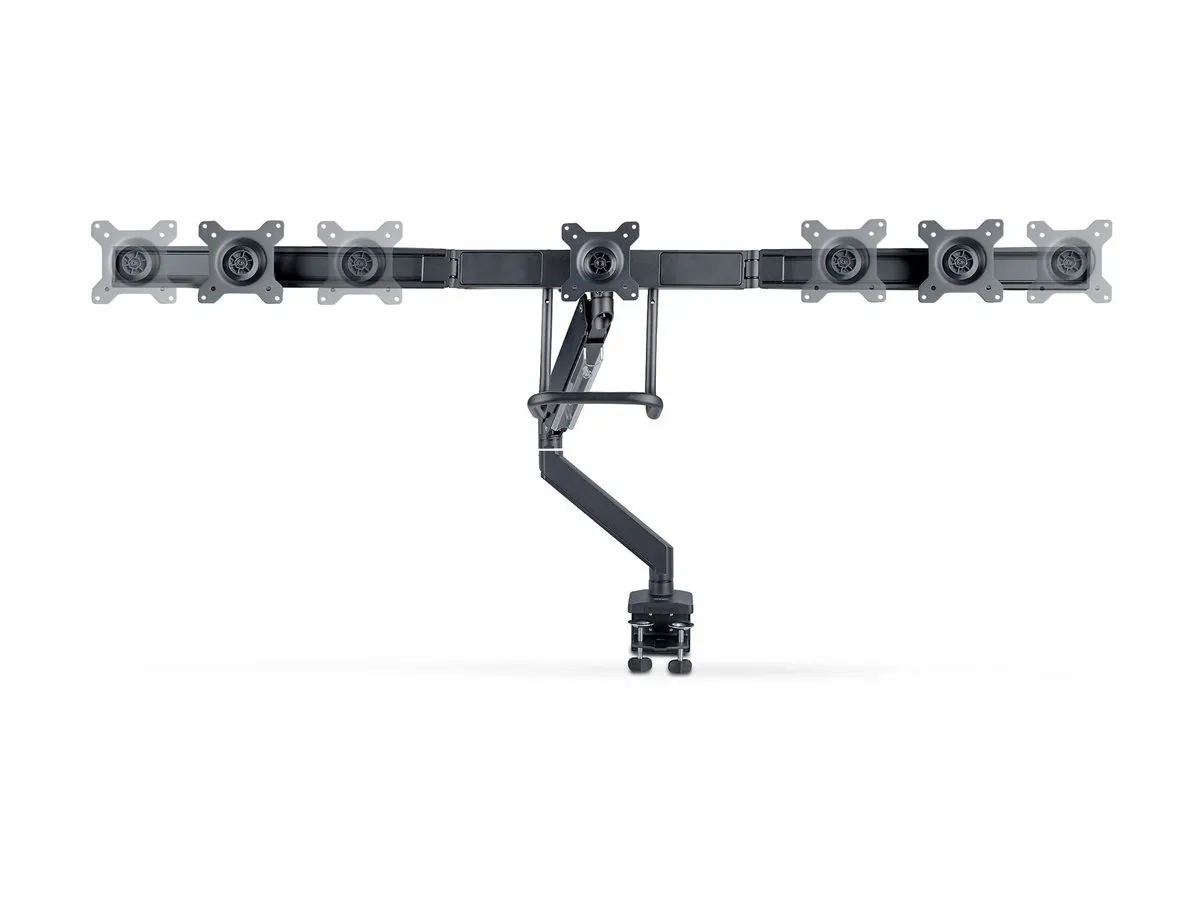 StarTech.com Crossbar Triple Monitor Desk Mount, VESA 75x75/100x100