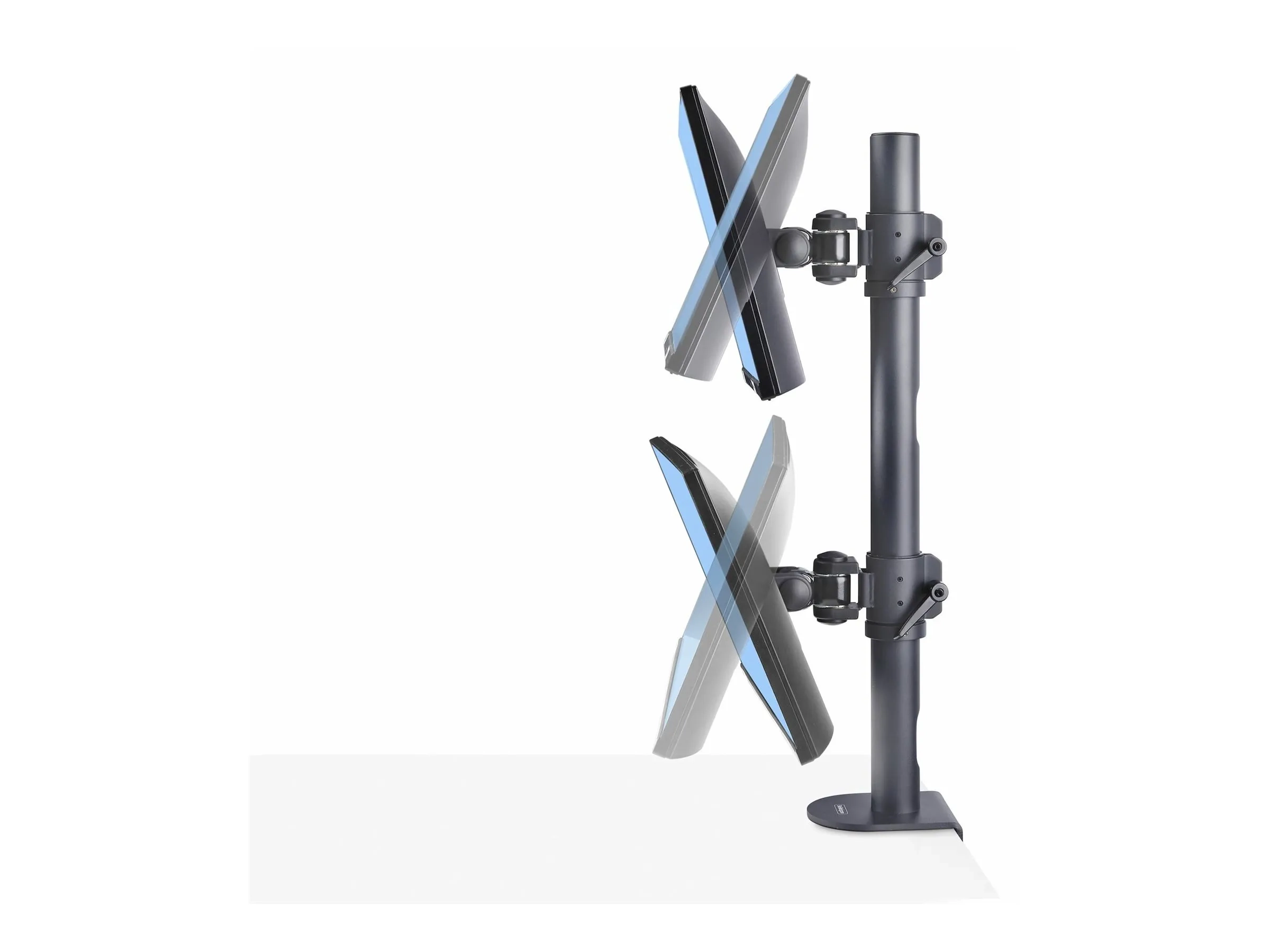 StarTech.com Desk Mount For 2x Vertically Stacked Monitors, Dual 49", TAA