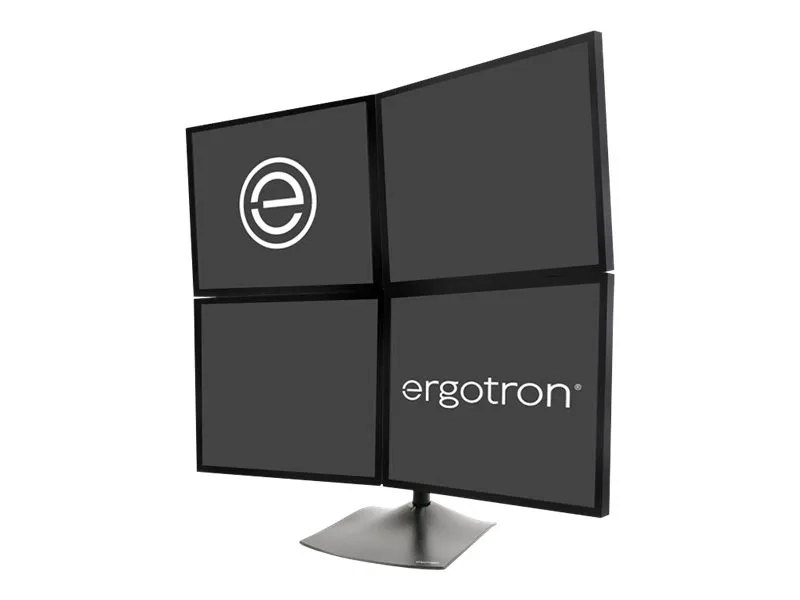Ergotron Support de bureau pour quatre écrans DS100