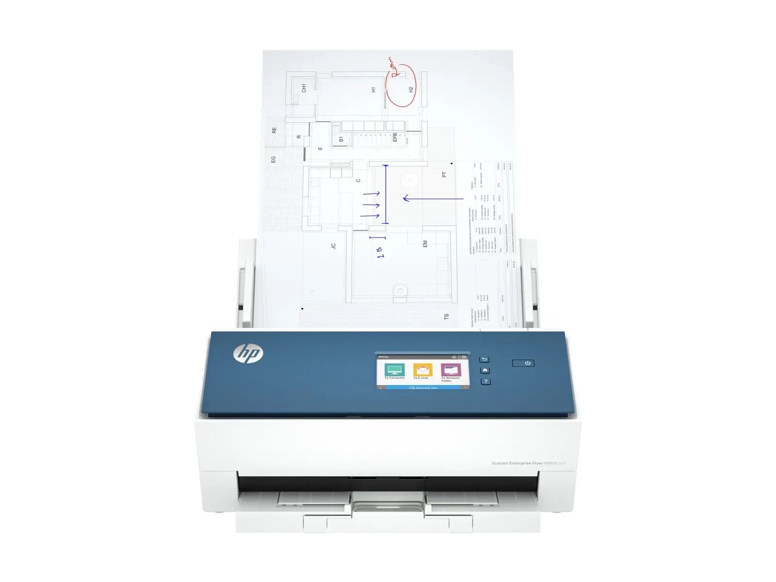 HP ScanJet Enterprise Flow N9000 sn1