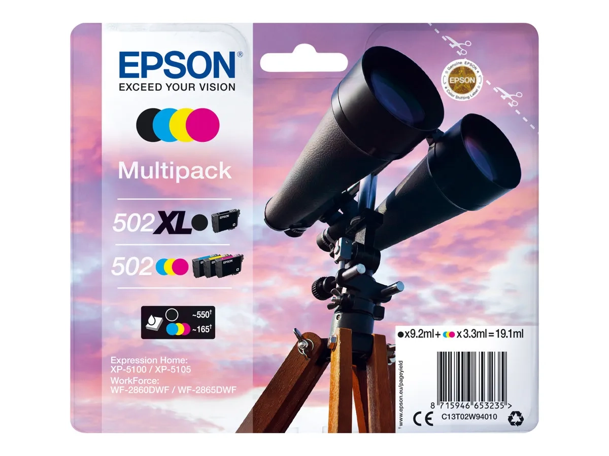 Epson 502/502XL Multipack