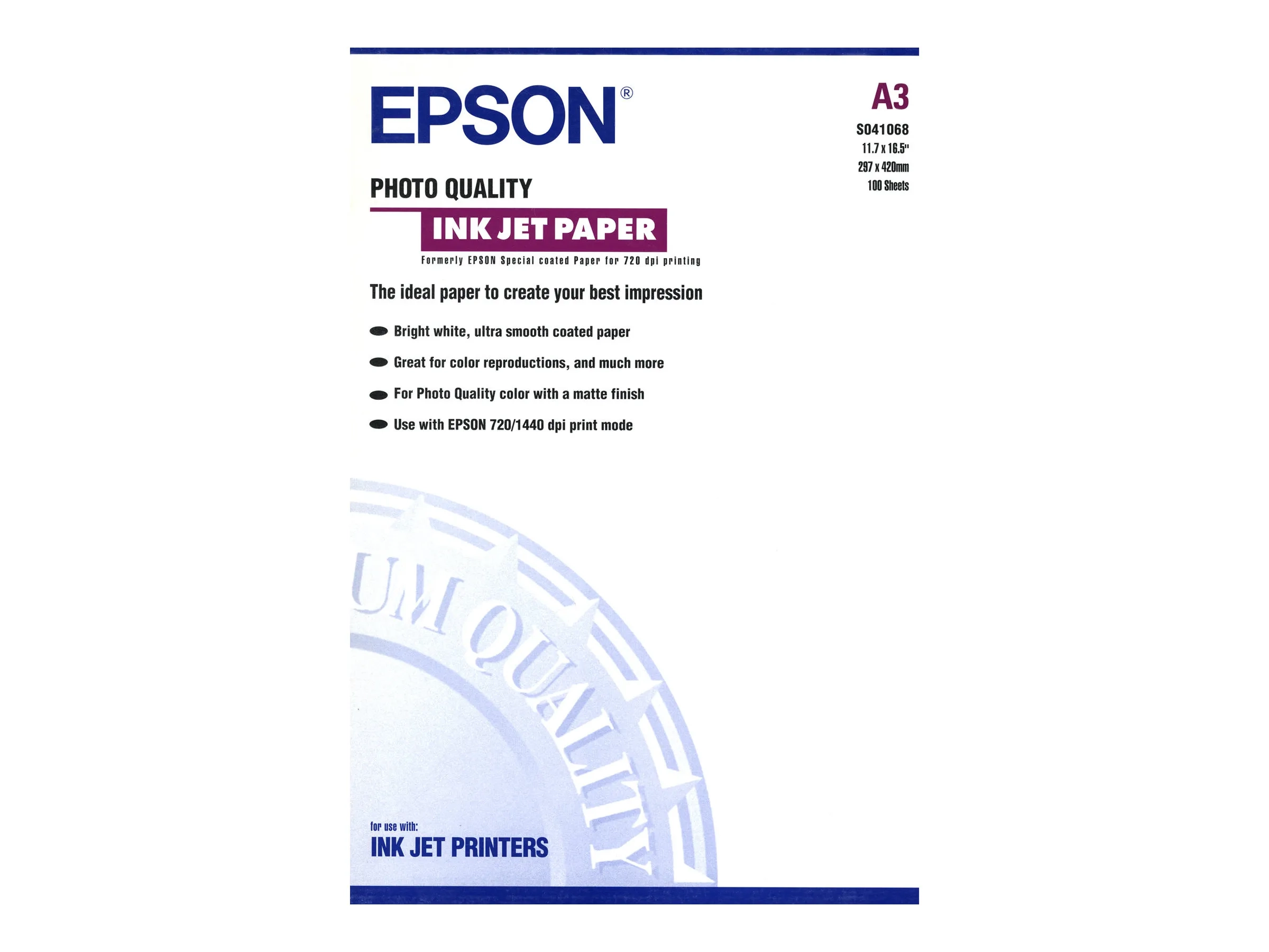 Epson Photo Quality Ink Jet Paper