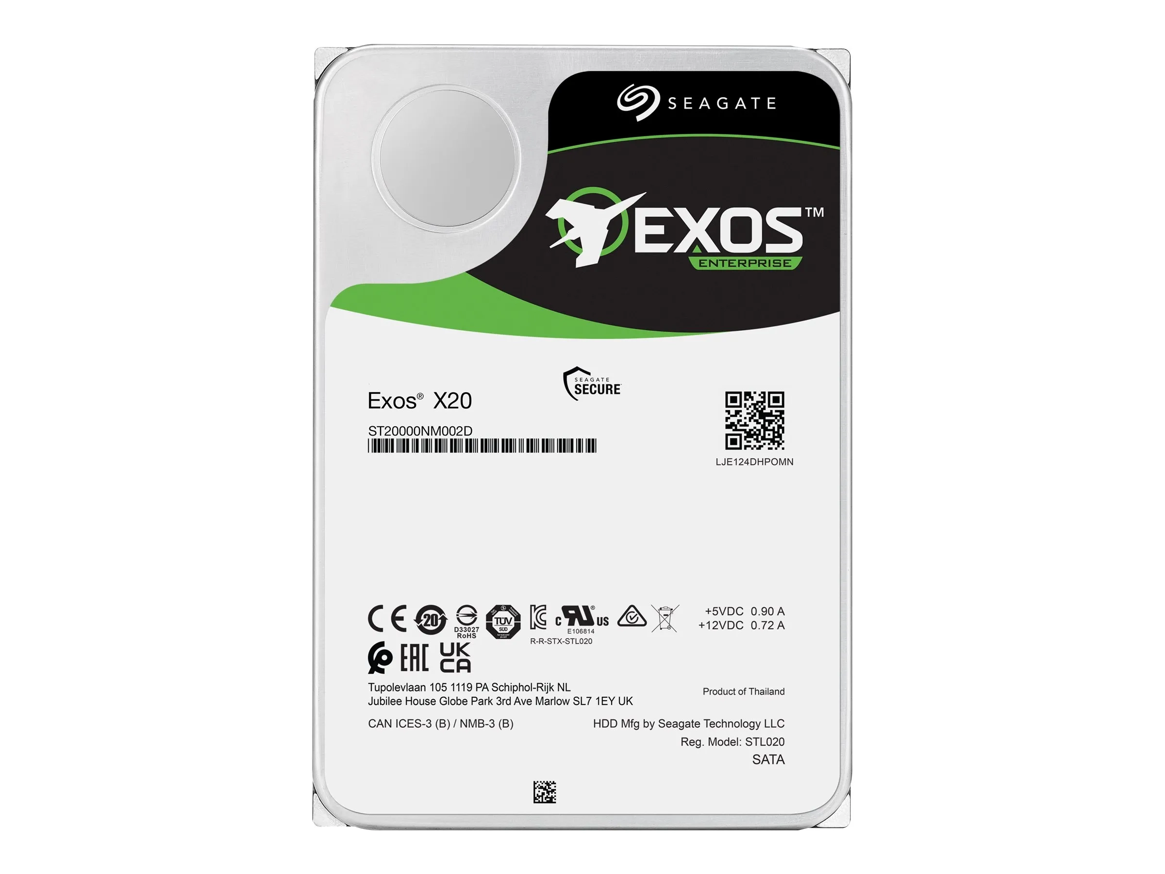 Seagate Exos X20 ST18000NM000D