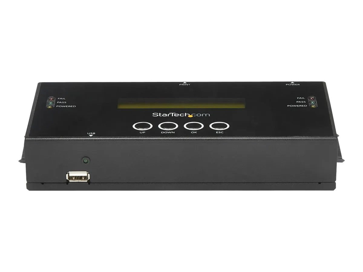StarTech.com Duplicateur et Effaceur de HDD/SDD SAS/SATA 1:1, Cloneur HDD