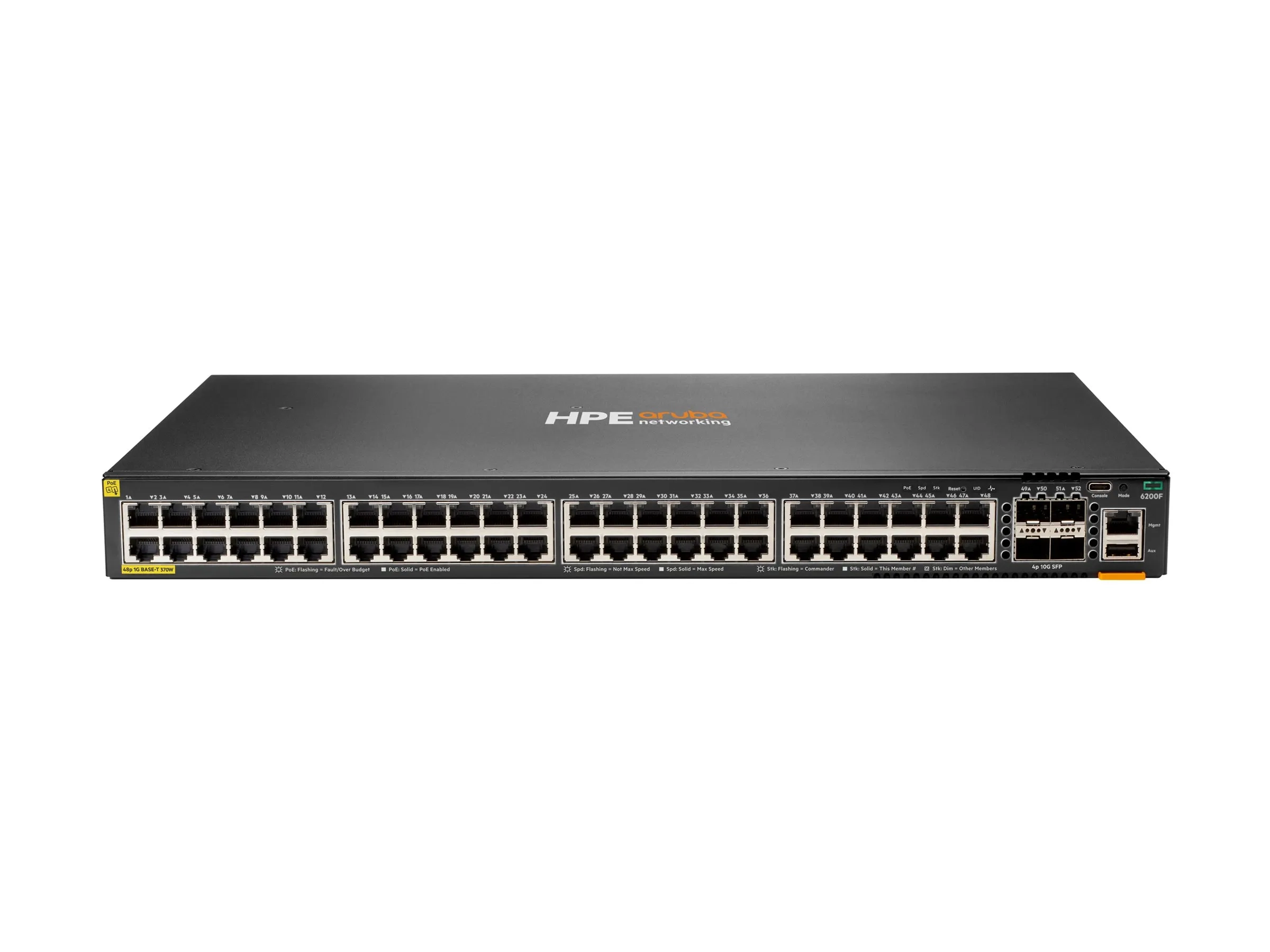 HPE Aruba Networking CX 6200F 48G 4SFP Switch