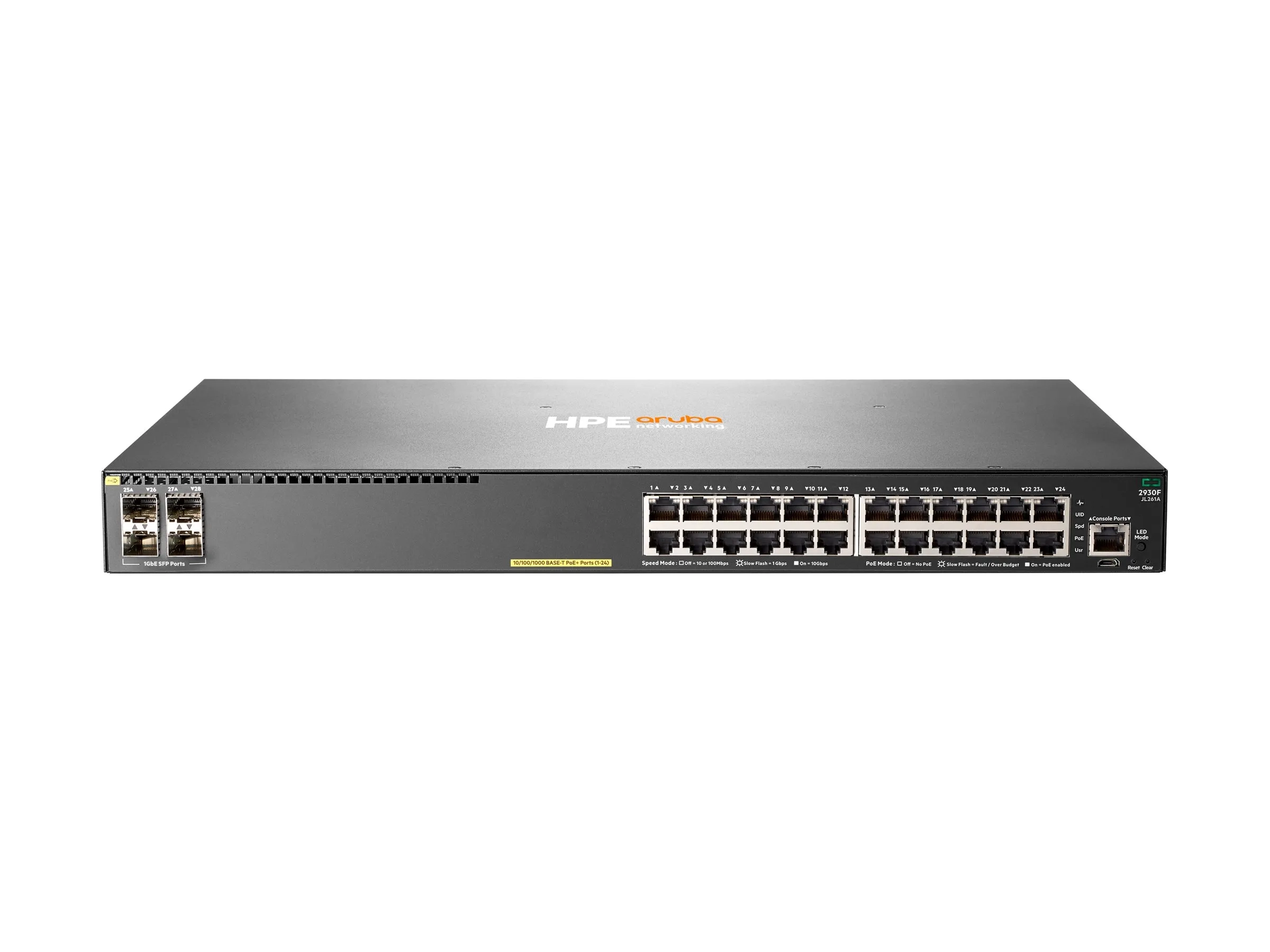 HPE Aruba 2930F 24G PoE+ 4SFP