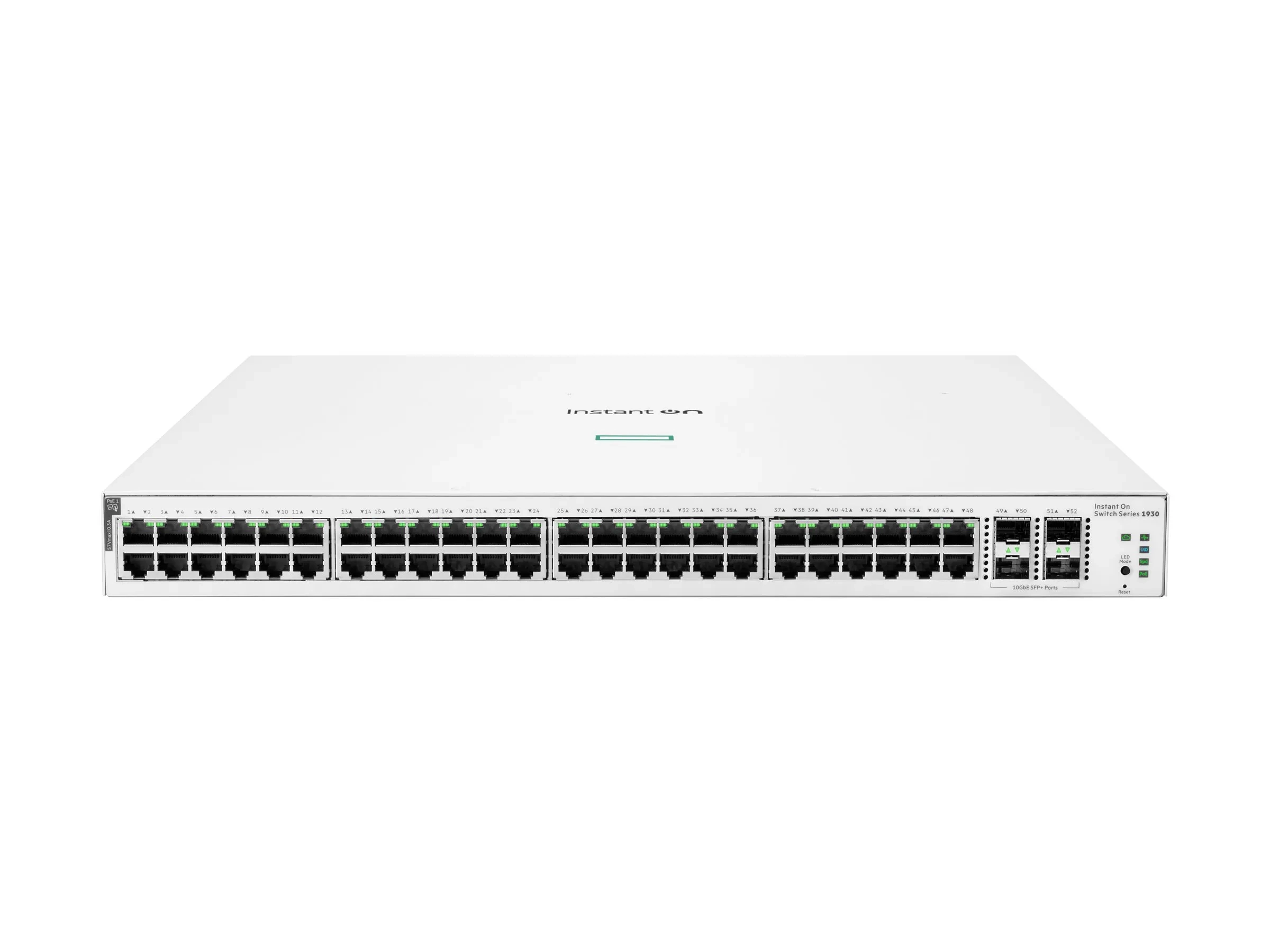 HPE Networking Instant On 1930 48G Class4 PoE 4SFP/SFP+ 370W Switch