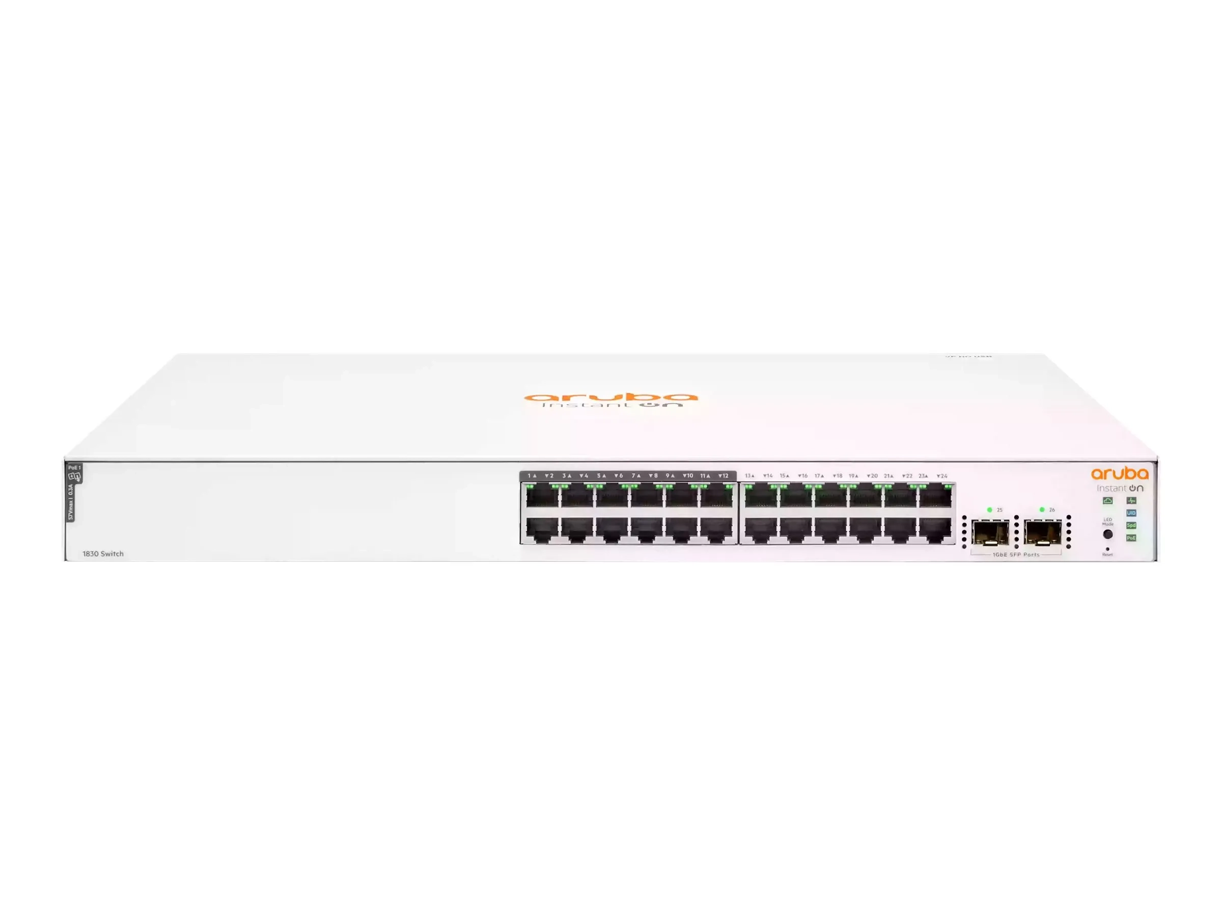 HPE Networking Instant On 1830 24G 12p Class4 PoE 2SFP 195W Switch