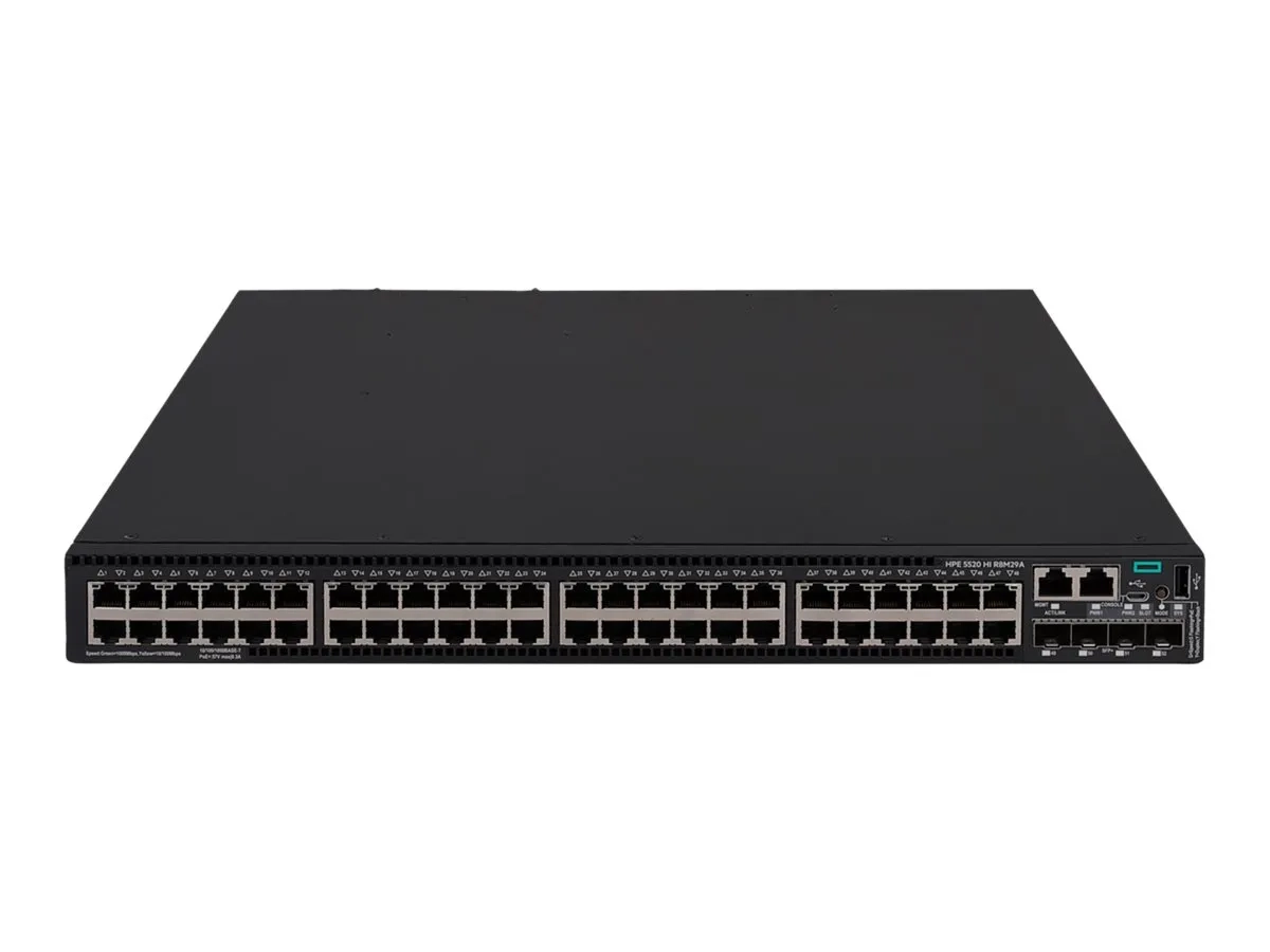 HPE FlexNetwork 5520 48G PoE+ 4SFP+ HI 1