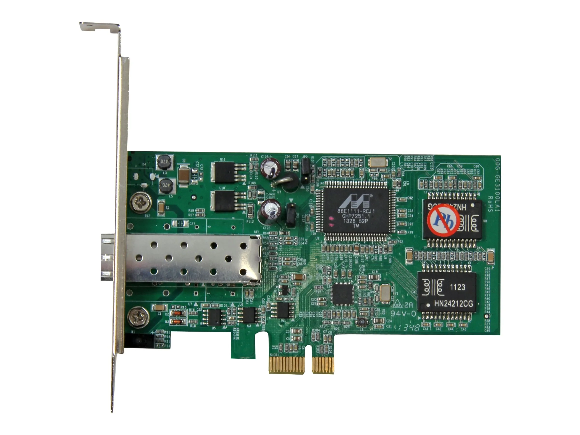 StarTech.com Carte réseau PCI Express à 1 port fibre optique Gigabit Ethernet avec SFP ouvert