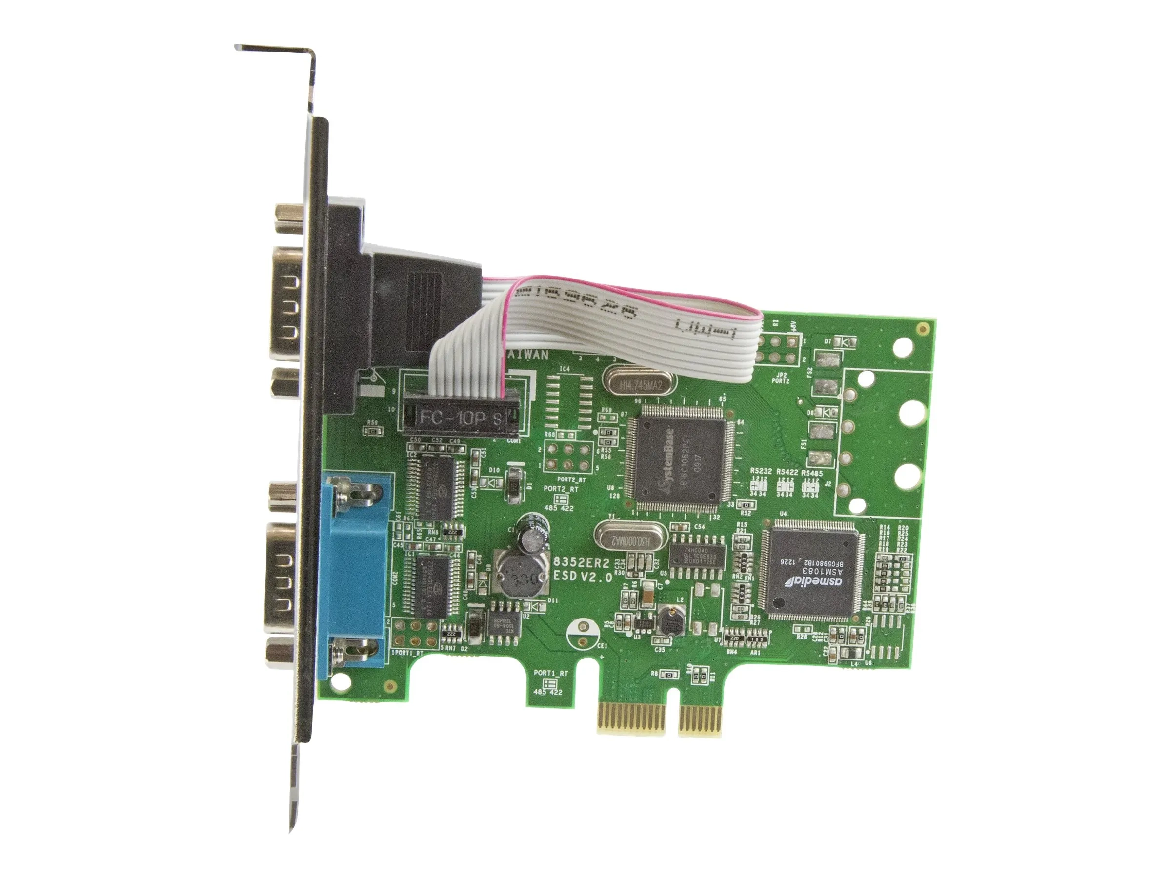 StarTech.com Carte PCI Express à 2 ports série DB9 RS232