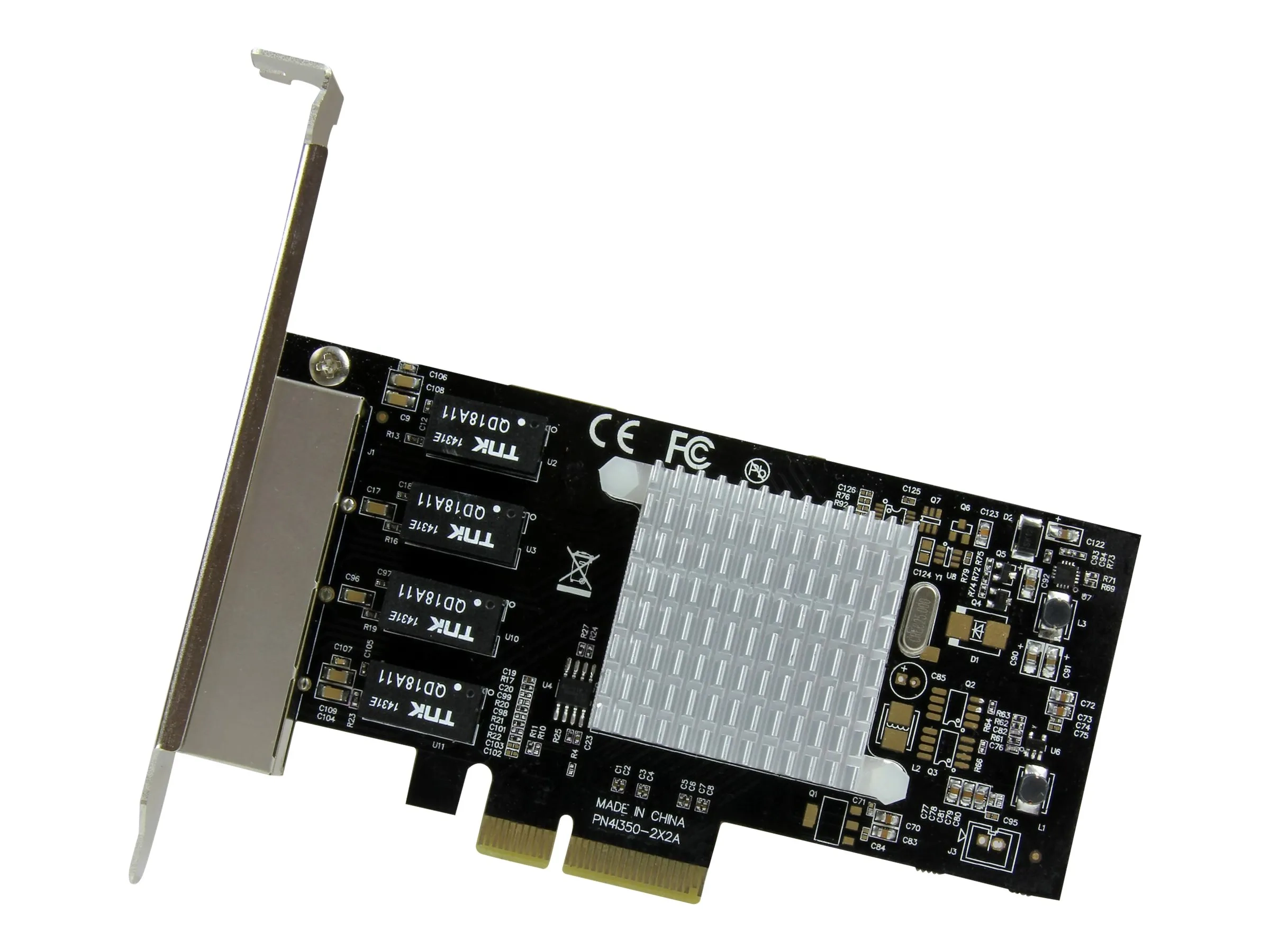 StarTech.com Carte réseau PCI Express à 4 ports Gigabit Ethernet avec chipset Intel I350