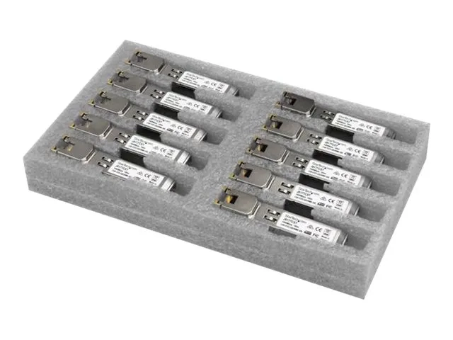 StarTech.com Paquet de 10 modules de transceiver SFP Gigabit RJ45 en cuivre