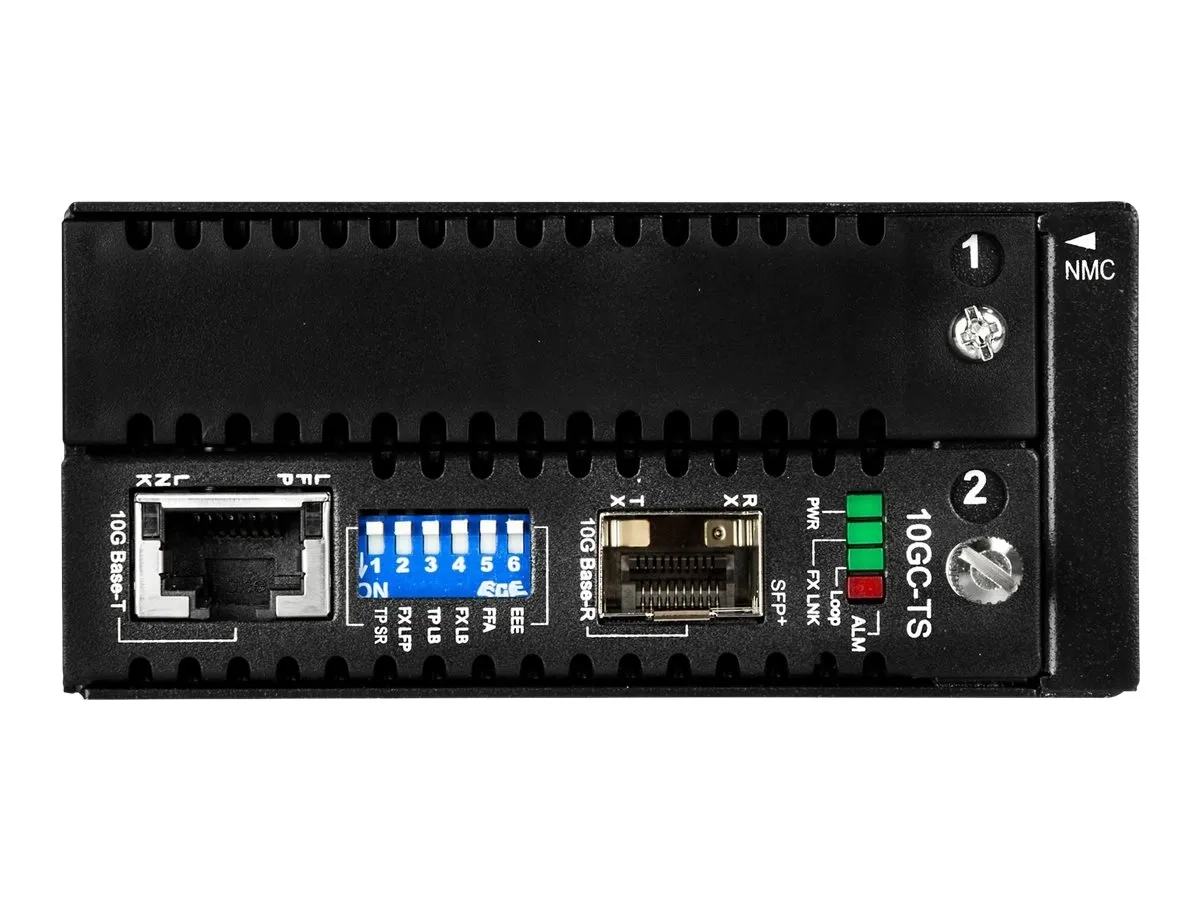 StarTech.com Convertisseur de média fibre optique 10 Gigabit Ethernet avec SFP+ ouvert