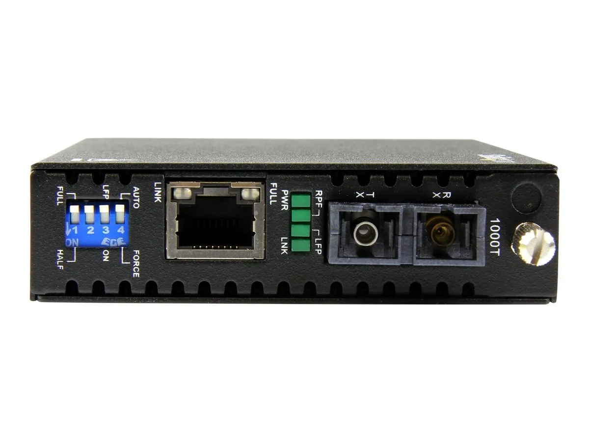StarTech.com Convertisseur Ethernet Gigabit sur fibre optique monomode SC